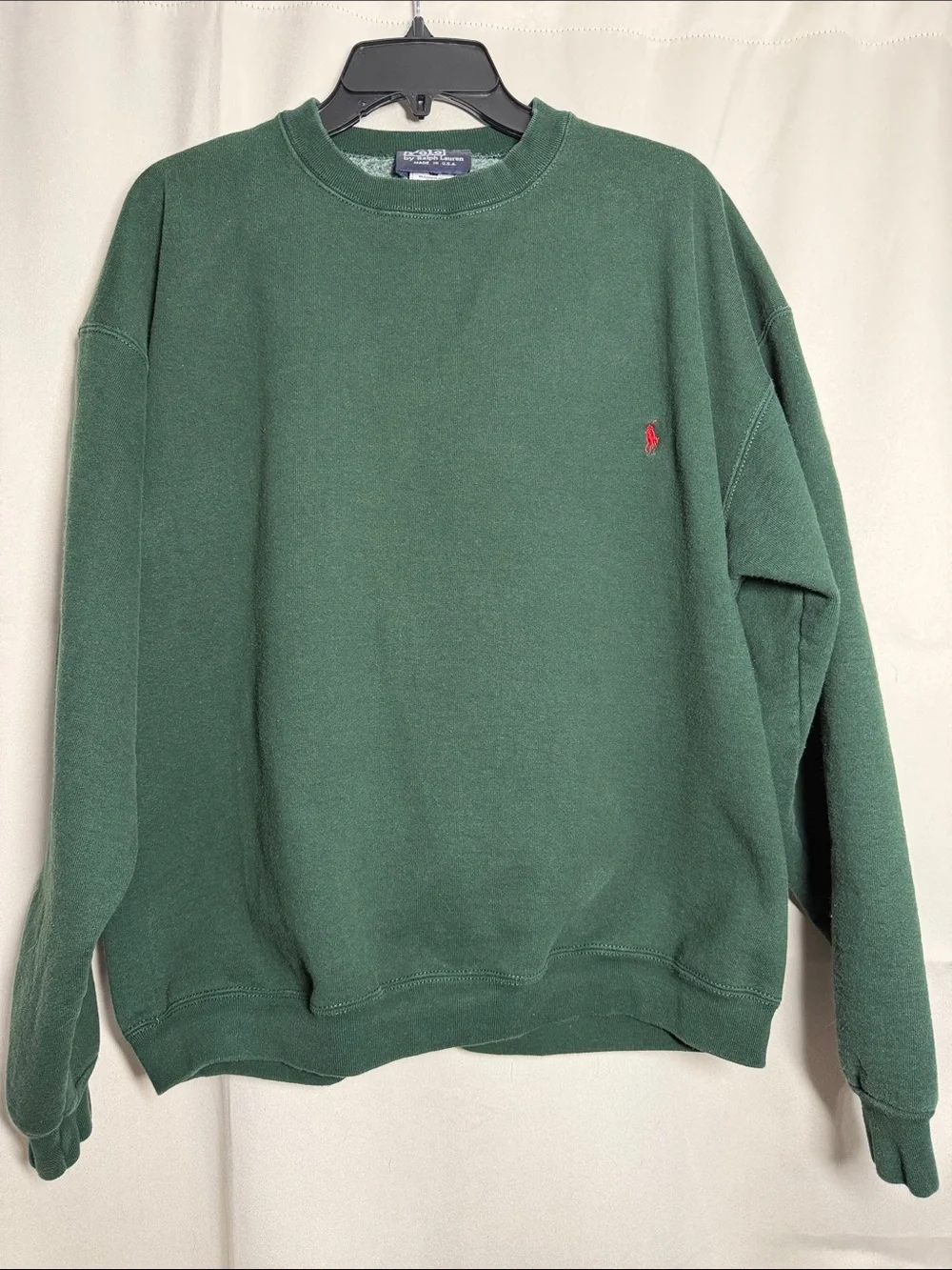Vintage Polo Ralph Lauren Green Crewneck Sweatshirt XL